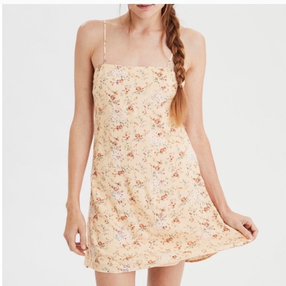 American Eagle Outfitters Women's Yellow Dress - Picture 4 of 7